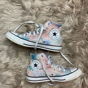 Converse All-Star Chuck Taylor Lilac Tie Dye High Top Sneakers